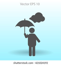 umbrella vector icon