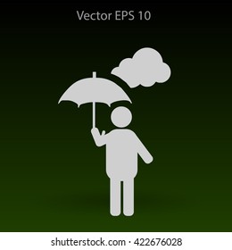 umbrella vector icon