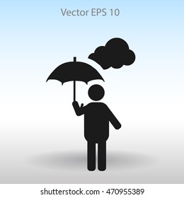 umbrella vector icon