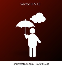 umbrella vector icon