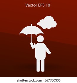 umbrella vector icon