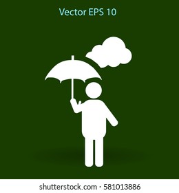 umbrella vector icon