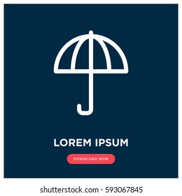 Umbrella vector icon