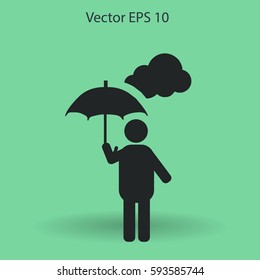 umbrella vector icon