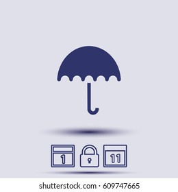 Umbrella vector icon