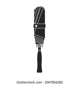 Umbrella vector icon. Black vector icon isolated on white background umbrella.