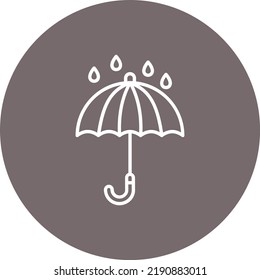 Umbrella vector icon. Can be used for printing, mobile and web applications.