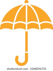 Umbrella-Vektorsymbol. Kann für Druck-, Mobil- und Web-Anwendungen verwendet werden.