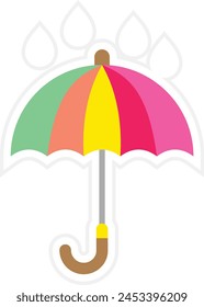 Umbrella vector icon. Can be used for printing, mobile and web applications.