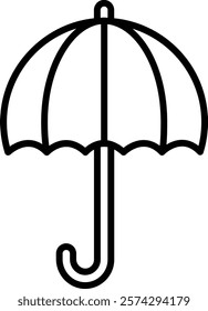 Umbrella vector icon. Can be used for printing, mobile and web applications.
