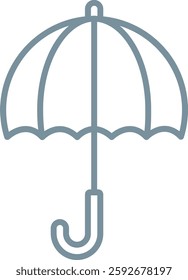 Umbrella vector icon. Can be used for printing, mobile and web applications.