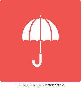 Icono de Vector de paraguas. Se puede utilizar para aplicaciones de impresión, móviles y de Web.
