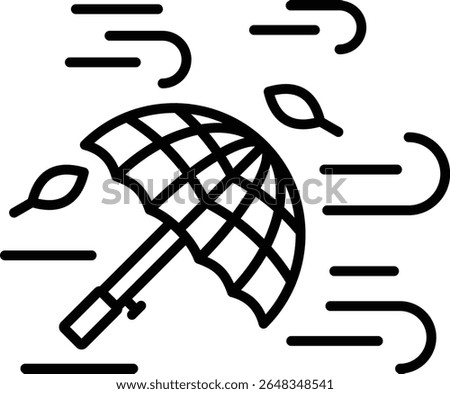 Umbrella vector icon. Can be used for printing, mobile and web applications.