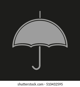 umbrella, vector icon EPS 10