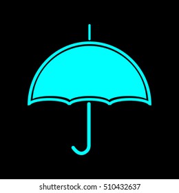 umbrella, vector icon EPS 10
