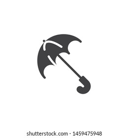 Umbrella vector icon. filled flat sign for mobile concept and web design. Open umbrella glyph icon. Symbol, logo illustration. Vector graphics