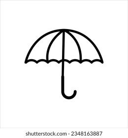 Umbrella vector icon flat illustration on white background..eps