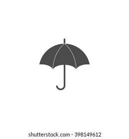 Umbrella. Vector icon grey
