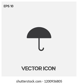 Umbrella vector icon illustration.Flat umbrella icon vector.Ui/Ux.Premium quality.