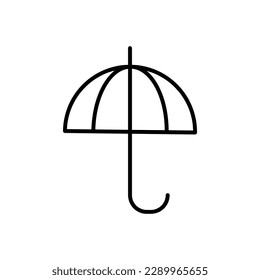 Umbrella vector icon, insurance symbol. simple flat vector illustration for web site or mobile app.eps