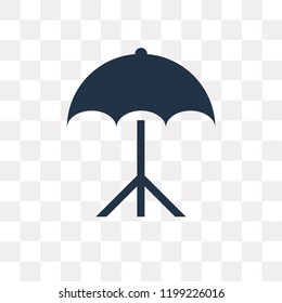 Umbrella vector icon isolated on transparent background, Umbrella transparency concept can be used web and mobile