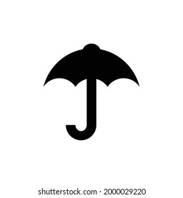 Umbrella vector icon, isolated on white background