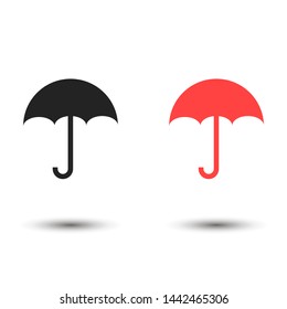 umbrella vector icon , Lorem ipsum flat design