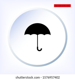 Umbrella vector icon , lorem ipsum Flat design
