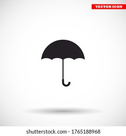 Umbrella vector icon , lorem ipsum Flat design