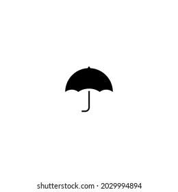 icono del vector paraguas en fondo blanco