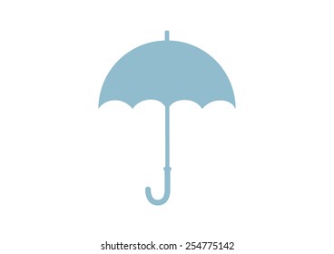 Umbrella vector icon on white background