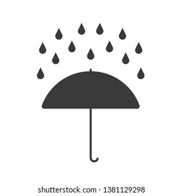 Umbrella vector icon. Protection symbol.