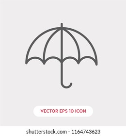 Umbrella vector icon, rain symbol