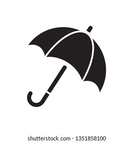 An umbrella vector icon .. Rainy wheather. Simple isolated symbol EPS 10.