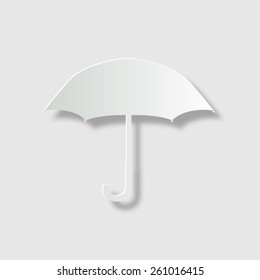 Umbrella - vector icon with shadow