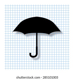 Umbrella - vector icon with shadow