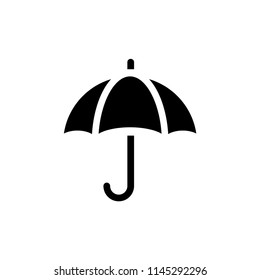 Umbrella vector icon. umbrella sign icon.