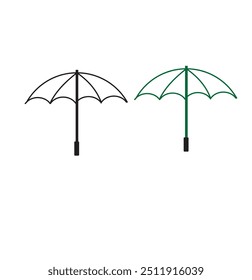 Umbrella vector icon. umbrella sign icon.