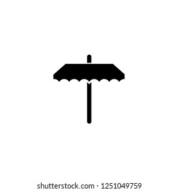 umbrella vector icon. umbrella sign on white background. umbrella icon for web and app