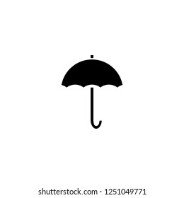 umbrella vector icon. umbrella sign on white background. umbrella icon for web and app