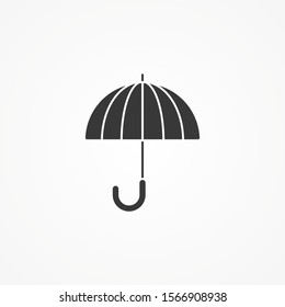 Umbrella vector icon sign symbol