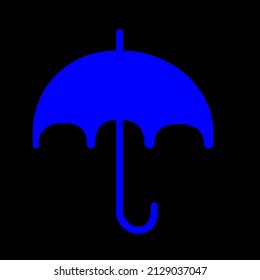 umbrella vector icon sign symbol. isolated graphic illustration