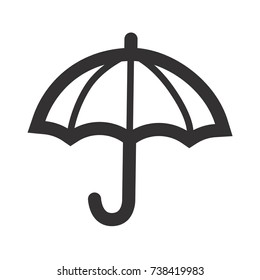 Umbrella: vector icon – stock illustration