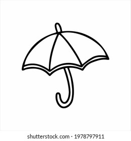 Umbrella Vector Icon style illustration