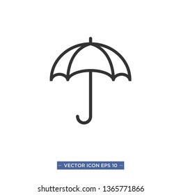 umbrella vector icon template