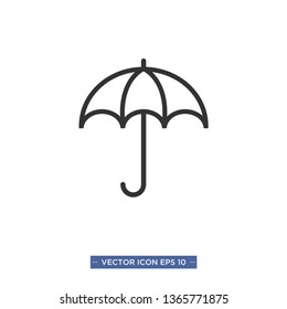 umbrella vector icon template