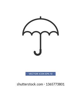 umbrella vector icon template