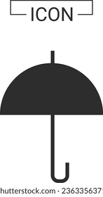 Umbrella vector icon template design