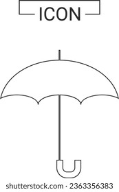 Umbrella vector icon template design