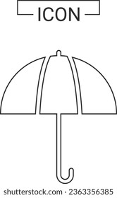 Umbrella vector icon template design